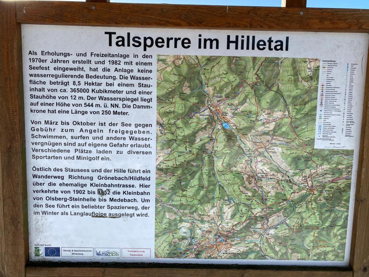Ferienwohnung Am Hillestausee Winterberg Ngoại thất bức ảnh